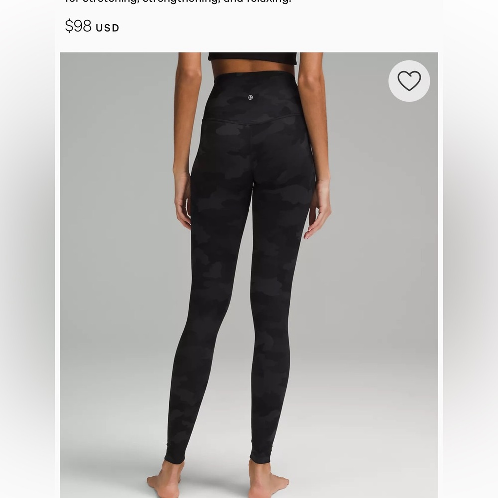 LULULEMON leggings camouflage